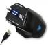 AULA S12 Gaming Mouse { up to 4800 DPI / fire button / four color backlit breathing light }